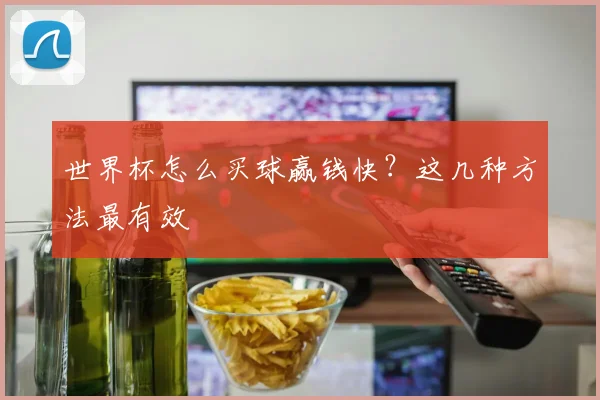 世界杯怎么买球赢钱快？这几种方法最有效